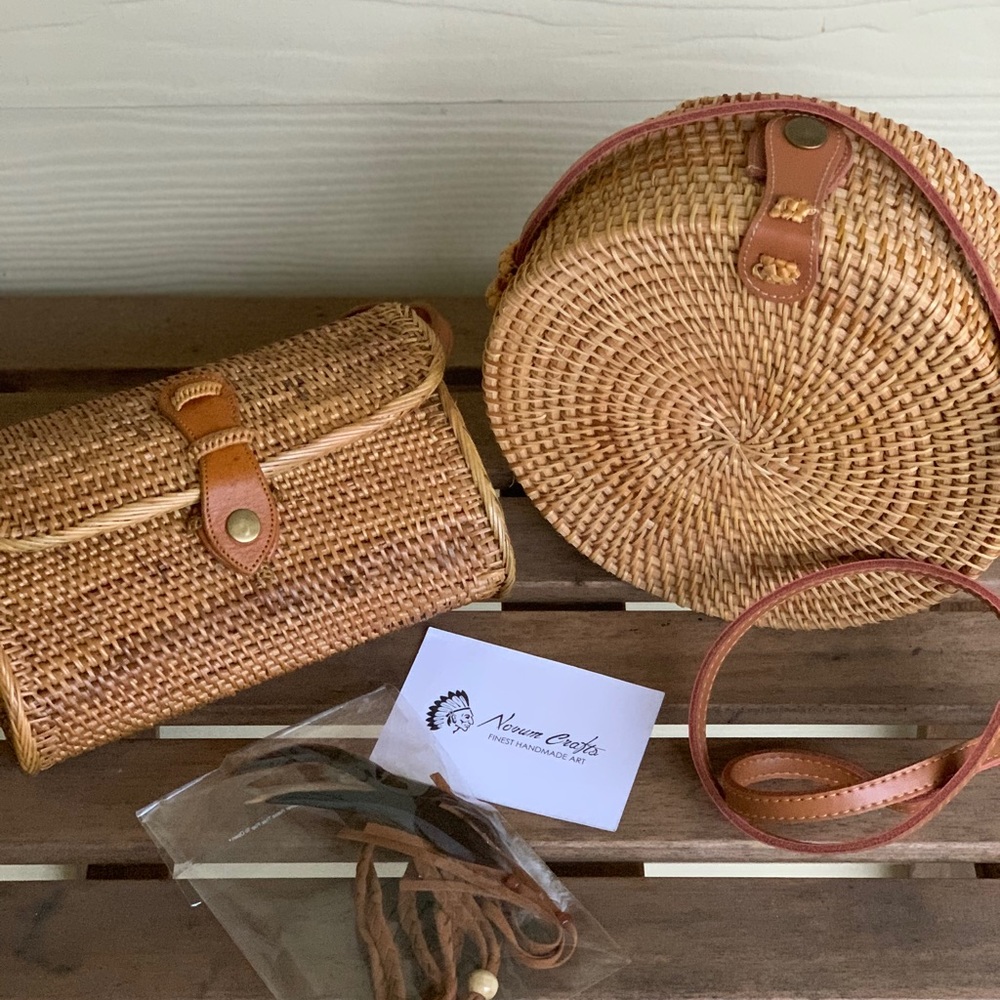 Novum Crafts Finest Handmade Art Rattan bags - Picture 2 of 8